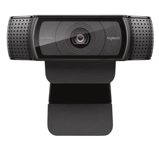 罗技(Logitech)Pro C920 监控摄像机 高清网络摄像头 家用摄像头 电脑摄像头 台式机摄像头 网课教学 会议摄像头 1080P